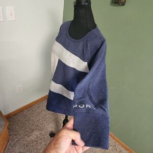 Tommy Hilfiger Sport Blue Grey Heather Womens  Sweatshirt